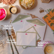 The Enchanting Lotus Note Cards