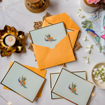 Load image into Gallery viewer, The Dance of Peacock Note Cards
