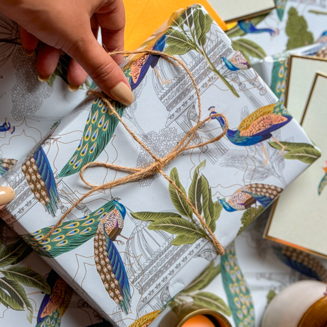 The Dance of Peacock Gift Wrapping Paper