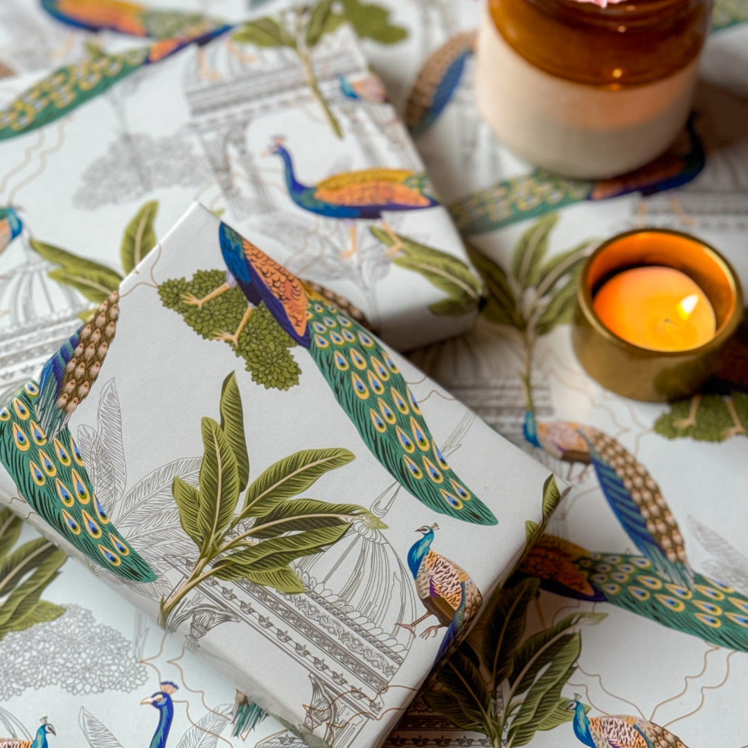 The Dance of Peacock Gift Wrapping Paper