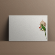 The Indian Parakeet Note Cards