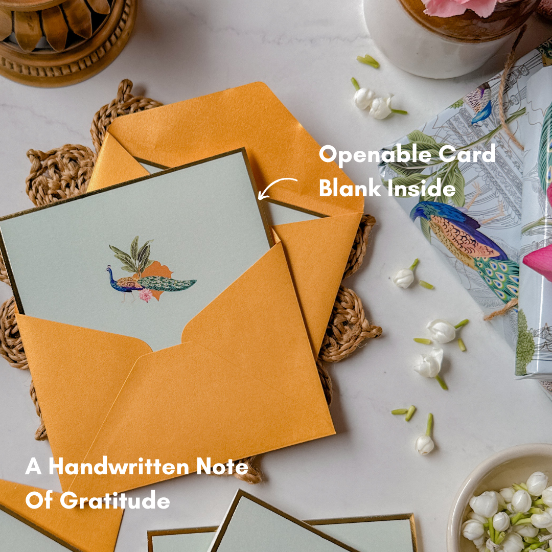 The Dance of Peacock Note Cards