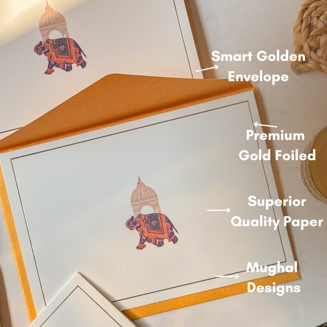The Mughal Elephant Notecards
