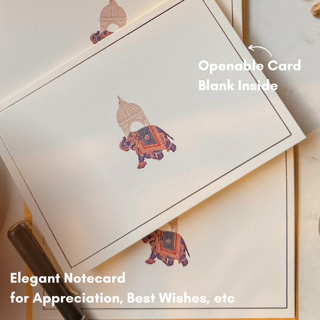 The Mughal Elephant Notecards