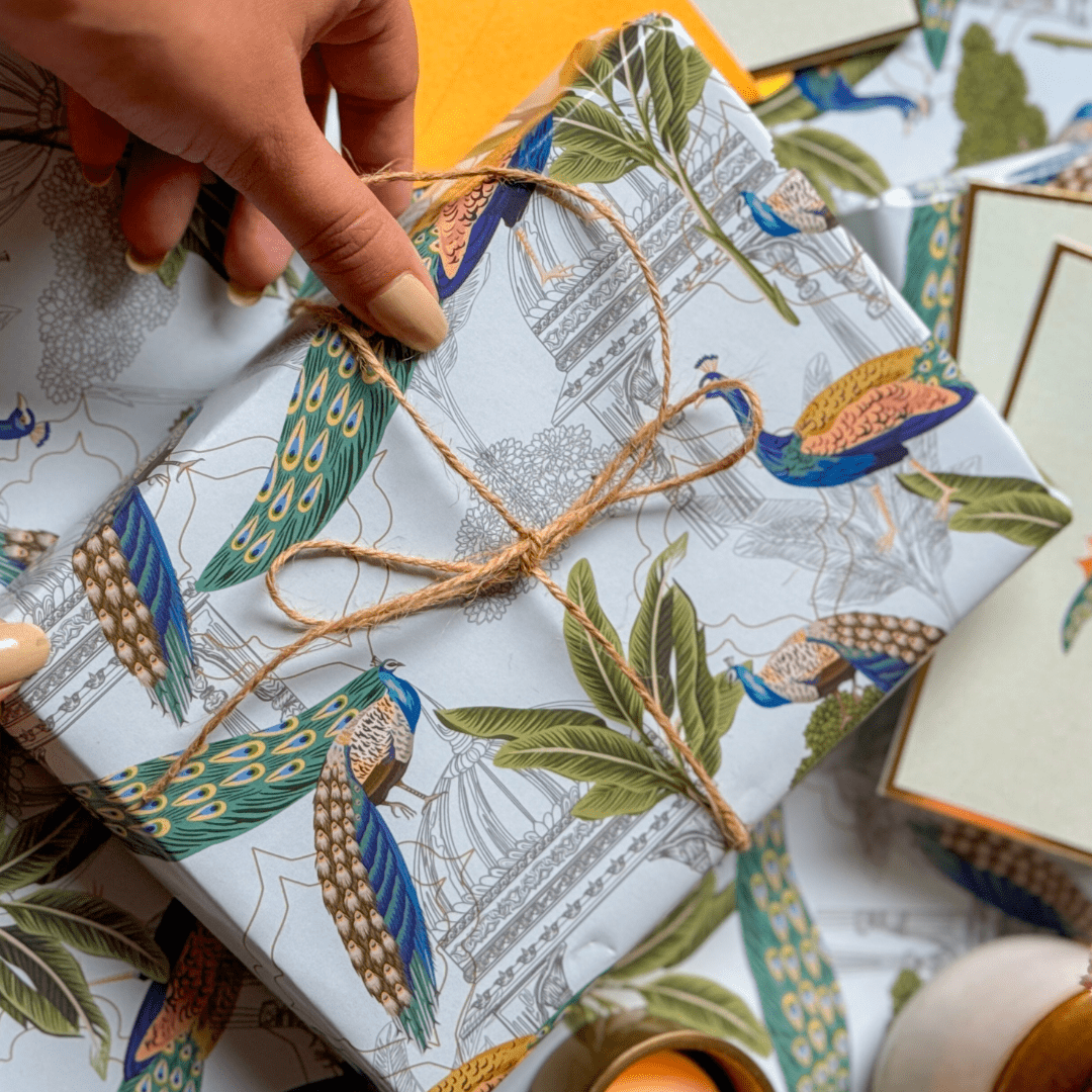 The Dance of Peacock Gift Wrapping Paper - Shop Bestories