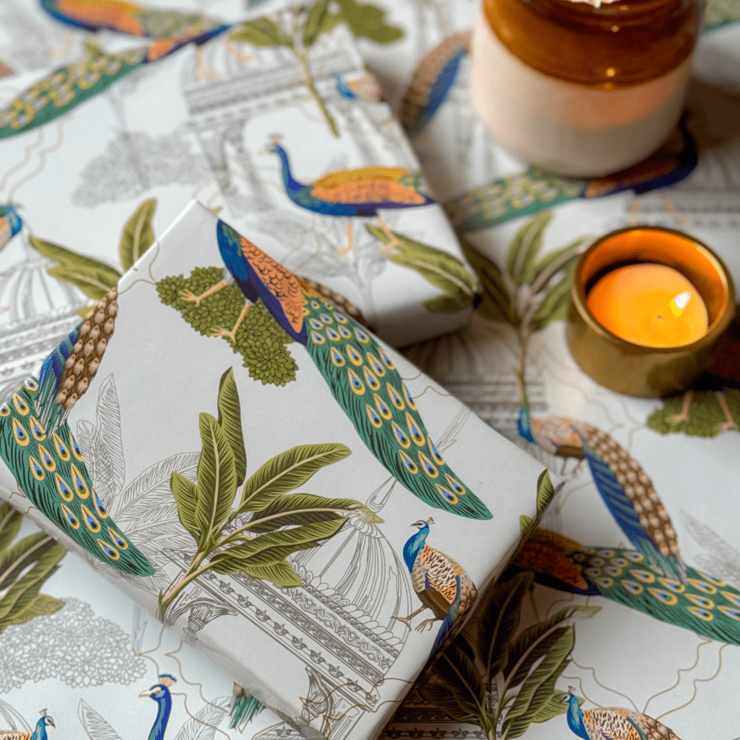 The Dance of Peacock Gift Wrapping Paper - Shop Bestories