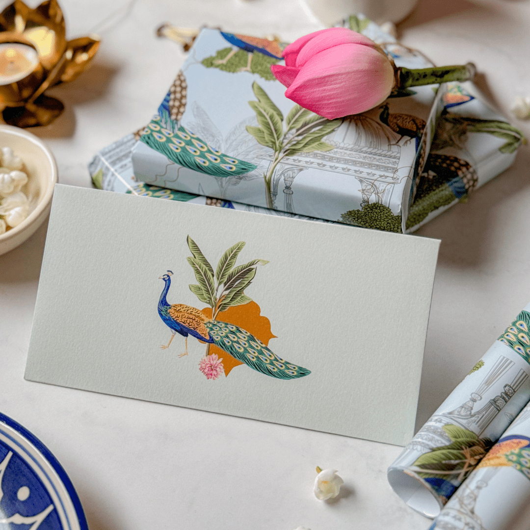 The Dance of Peacock Shagun/Cash Envelope - Shop Bestories