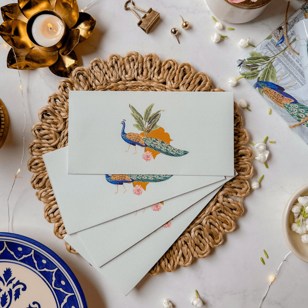 The Dance of Peacock Shagun/Cash Envelope - Shop Bestories