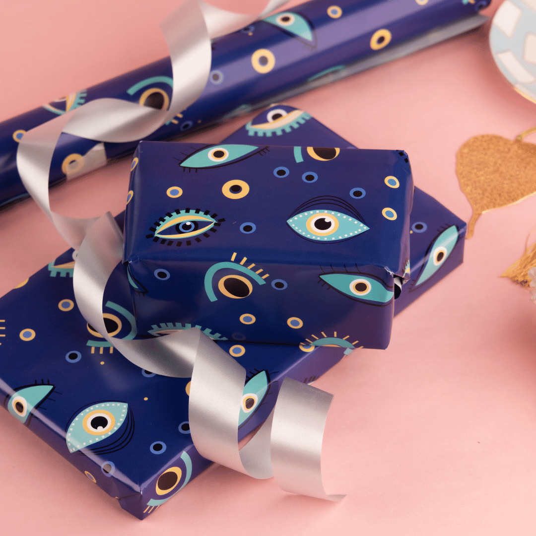 The Evil Eye Wrapping Paper - Shop Bestories