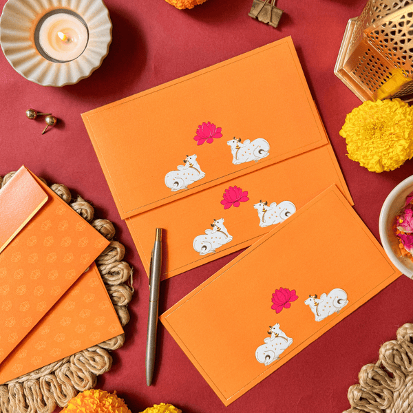 The Indian Pichwai Money/Shagun Envelope - Shop Bestories