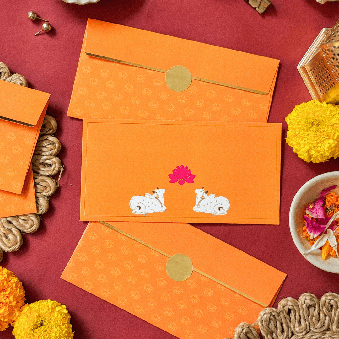The Indian Pichwai Money/Shagun Envelope - Shop Bestories