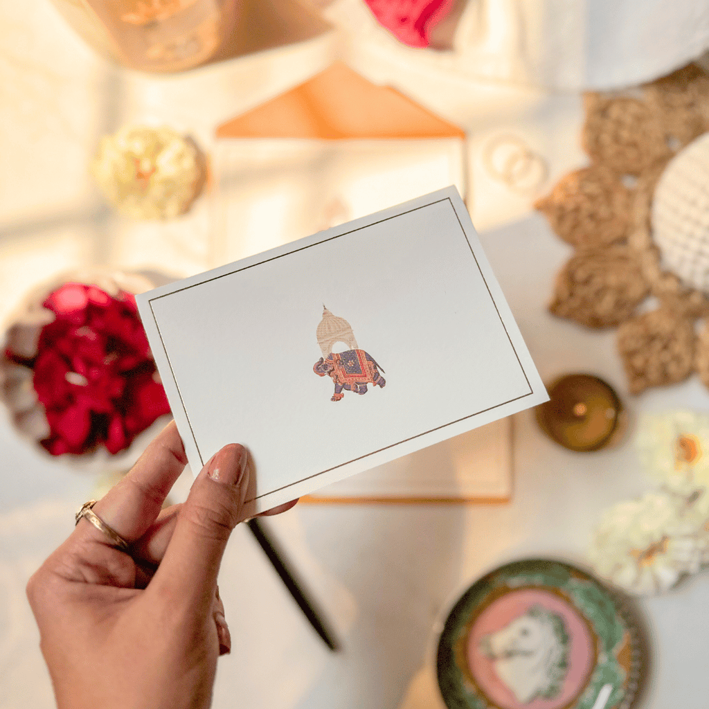 The Mughal Elephant Notecards - Shop Bestories