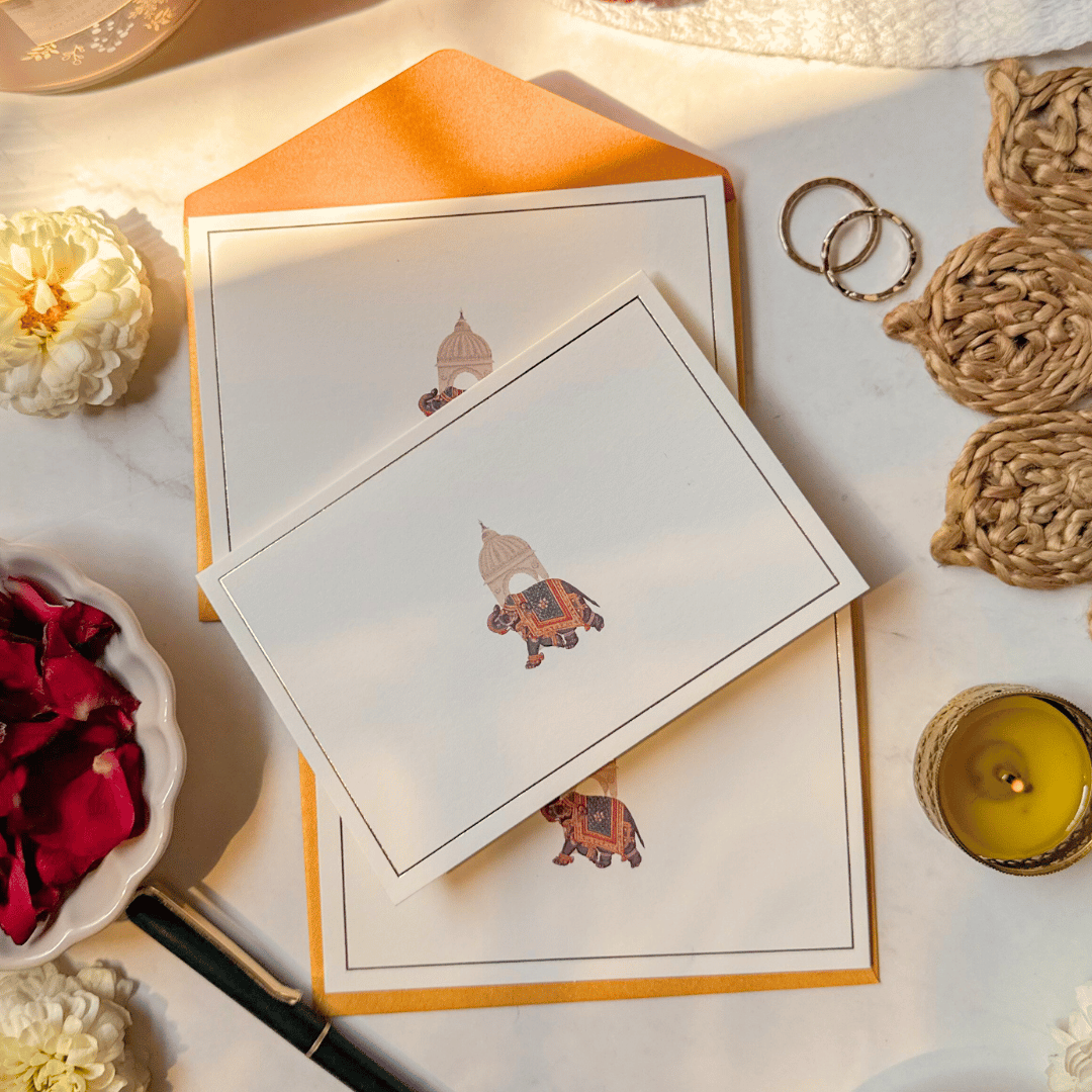 The Mughal Elephant Notecards - Shop Bestories